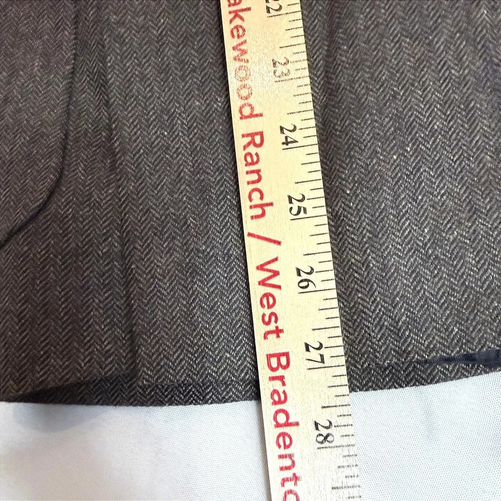 The Kooples Blazer Men’s Double Breasted Wool FR 46/ US 36 Brown‎ Leather Elbow